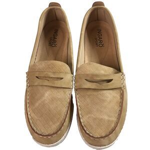 Ingaro Sport Women's "Highmore" Faux Suede Brown Slip-On Shoes Size 11 Med  NWOT